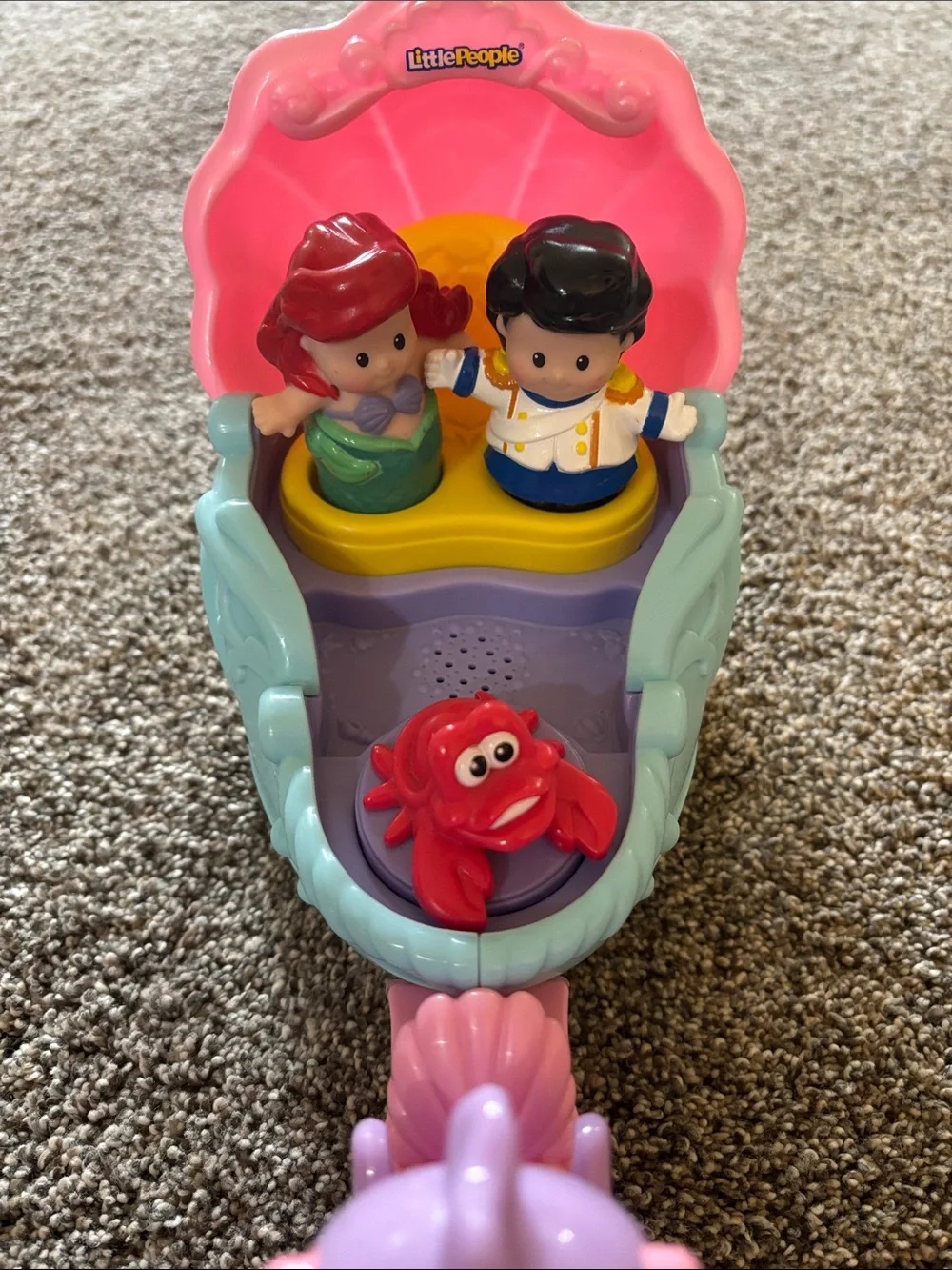 Disney Princess Carriage Playset in Pink, Aqua & Yellow
